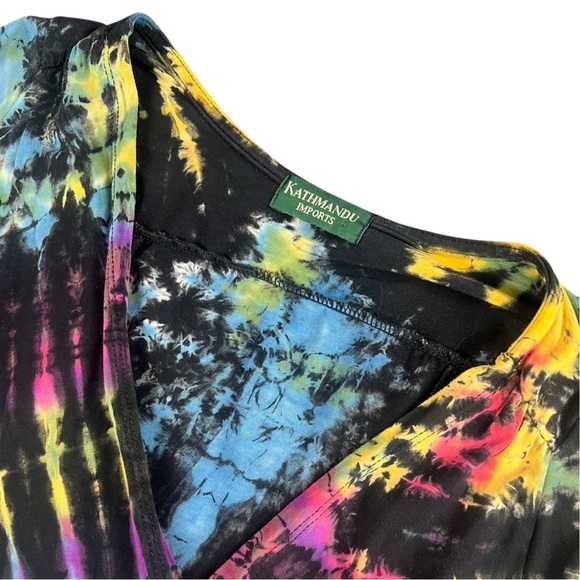 Kathmandu Imports Hippie Women’s Oversized Tie Dye Cardigan In Size M/L - Picture 2 of 6